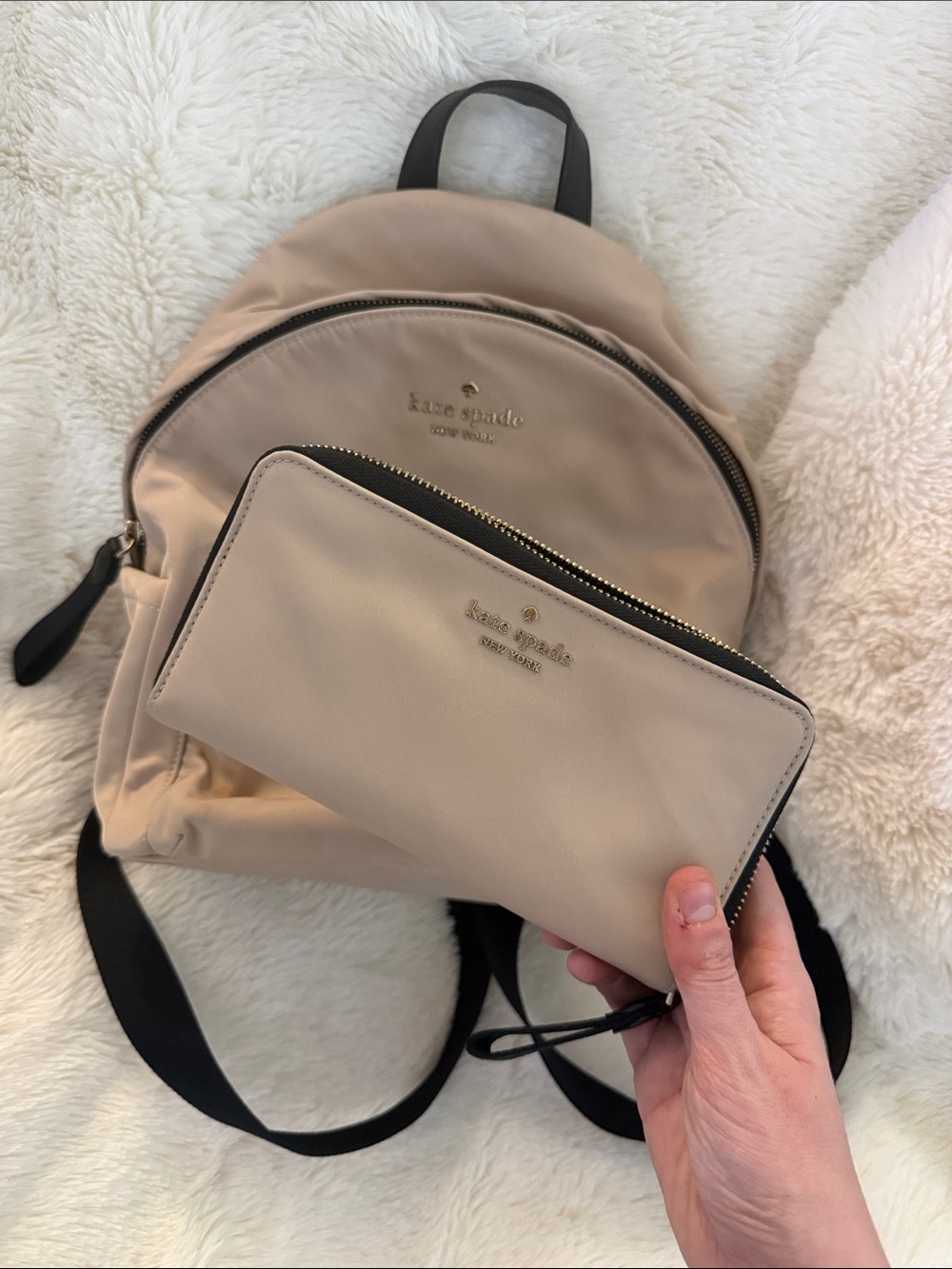 kate spade Chelsea Nylon Backpack + Wallet